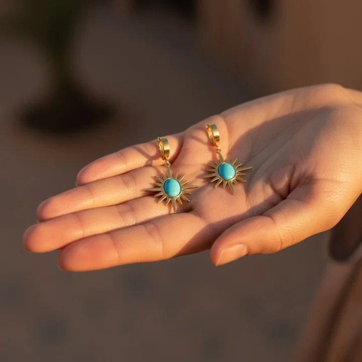 Hélios Turquoise – Votre Talisman Solaire Spectaculaire – Image 5