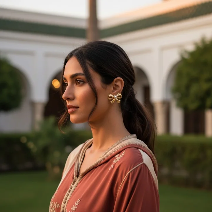 Nœud d'Amour – La Romance Irrésistible Perle & Or – Image 4