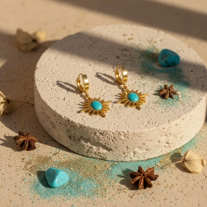 Hélios Turquoise – Votre Talisman Solaire Spectaculaire – Image 3