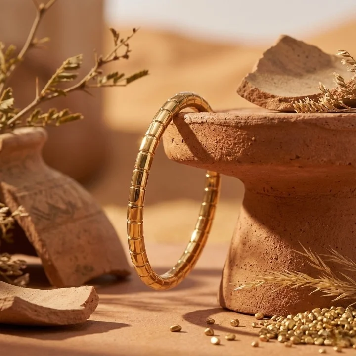 Bracelet Dune – Le Jonc Bambou au Design Éblouissant – Image 4