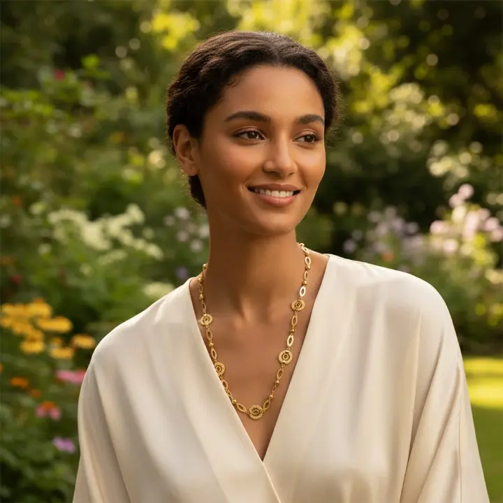 Éclat d’Aurélia – La Finesse Éblouissante de l'Acier Doré – Image 4