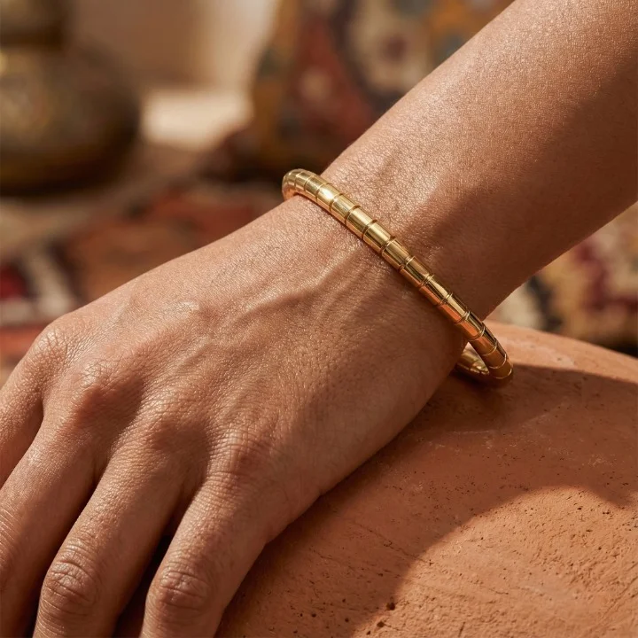 Bracelet Dune – Le Jonc Bambou au Design Éblouissant – Image 3