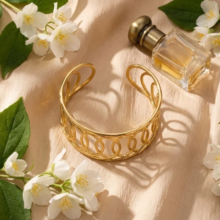 Bracelet Manchette Olympe – Le Design Ajouré Magistral – Image 6