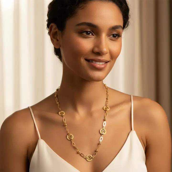 Éclat d’Aurélia – La Finesse Éblouissante de l'Acier Doré – Image 5