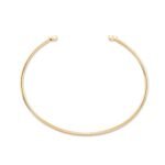 Marisa 14k Yellow Gold Cuff Bracelet in White Diamond – Image 3