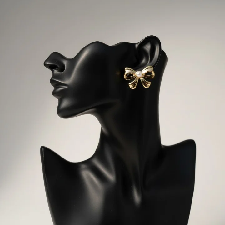 Nœud d'Amour – La Romance Irrésistible Perle & Or – Image 5