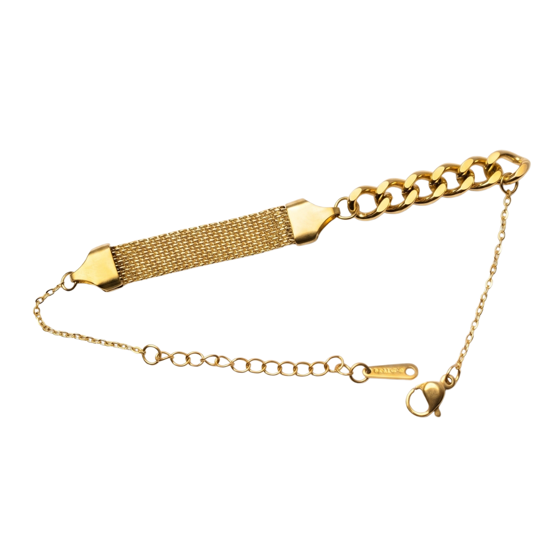 Bracelet Trilya à mailles asymétriques